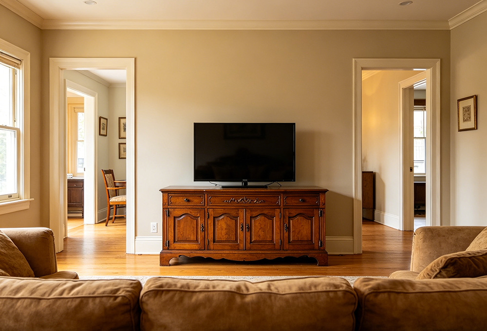 european style TV unit