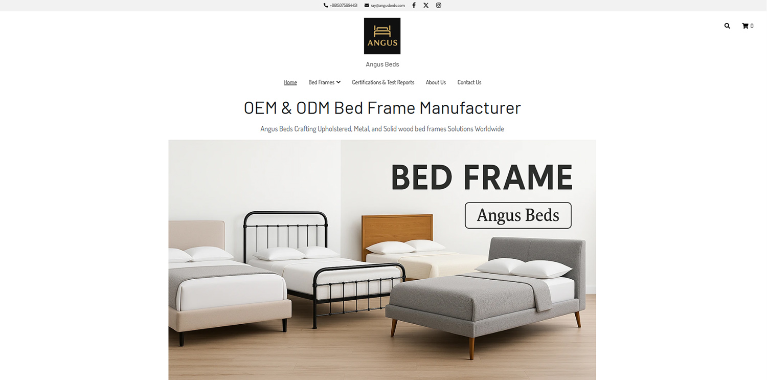 Angus Beds's official website