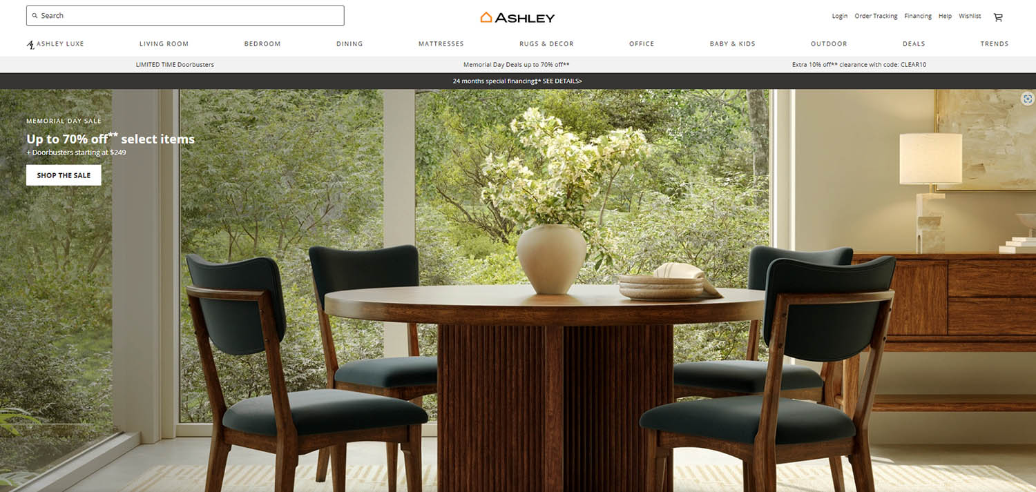 Ashley's website