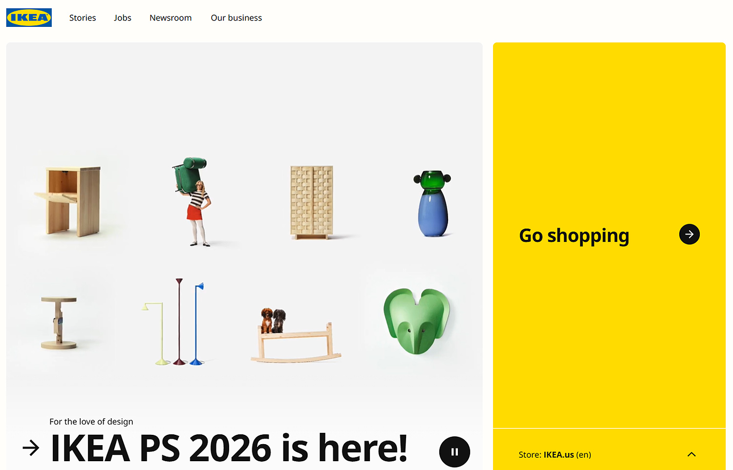 IKEA's website