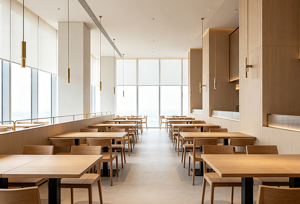 Restaurant dining table set