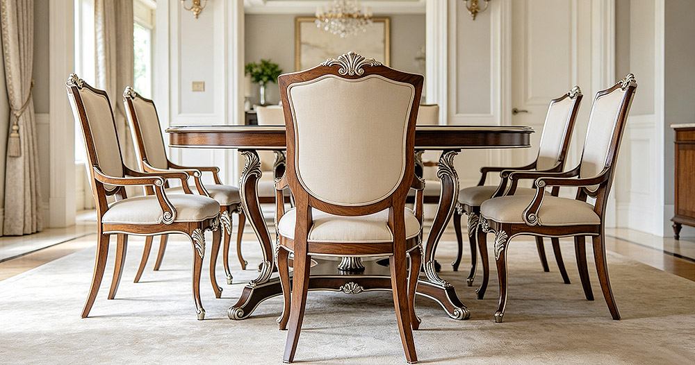 Classic matching dining chair set