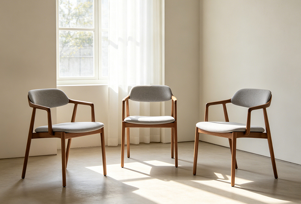 Modern matching dining chairs