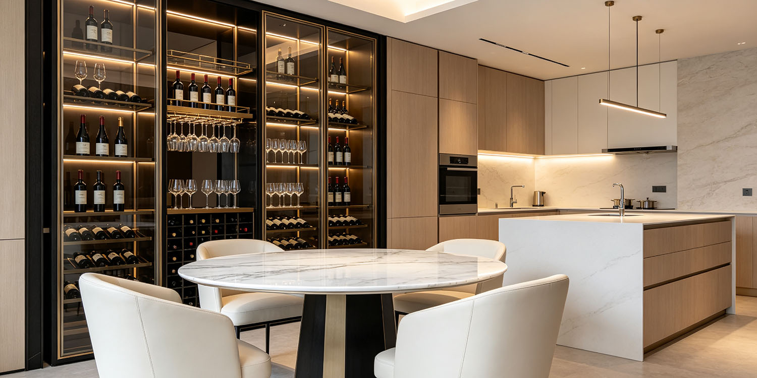 Modern Round Marble Dining Table