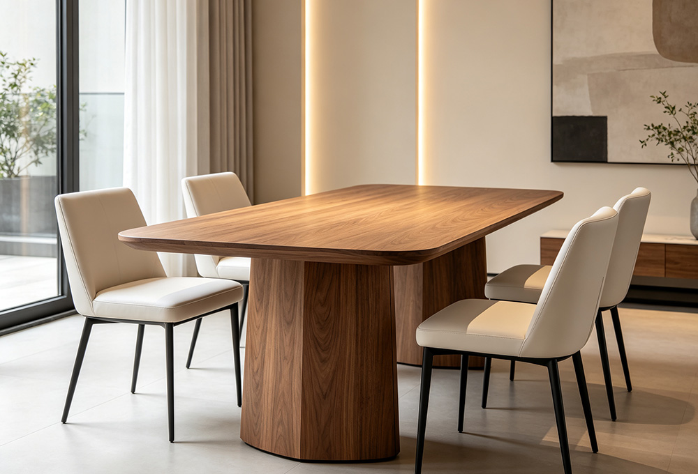 Solid Wood Rectangular Dining Table
