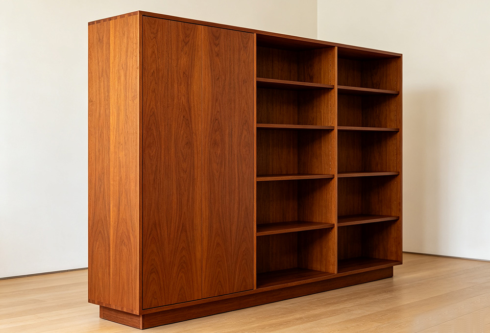 Modern Library Wall Bookcase