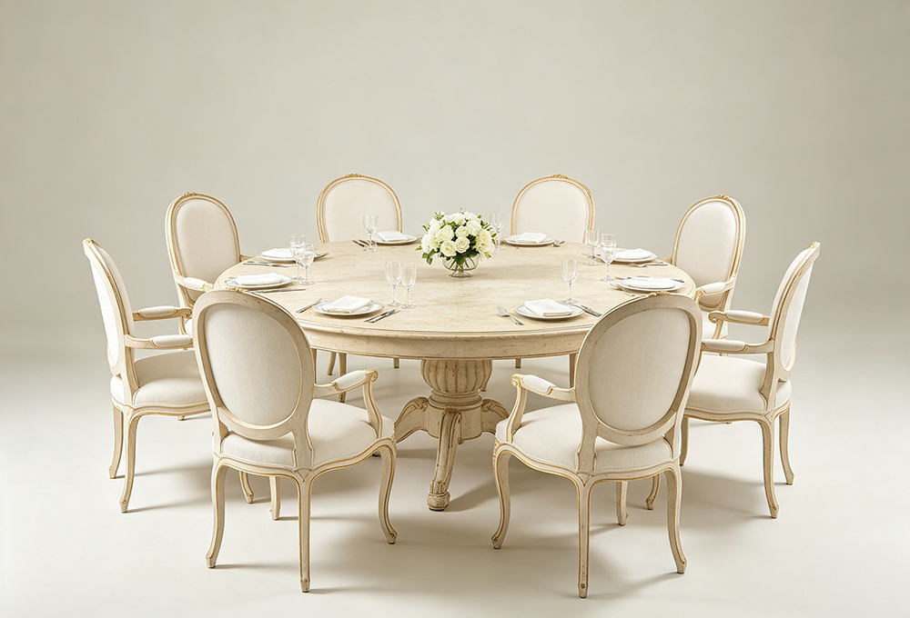 Classic French dining furniture