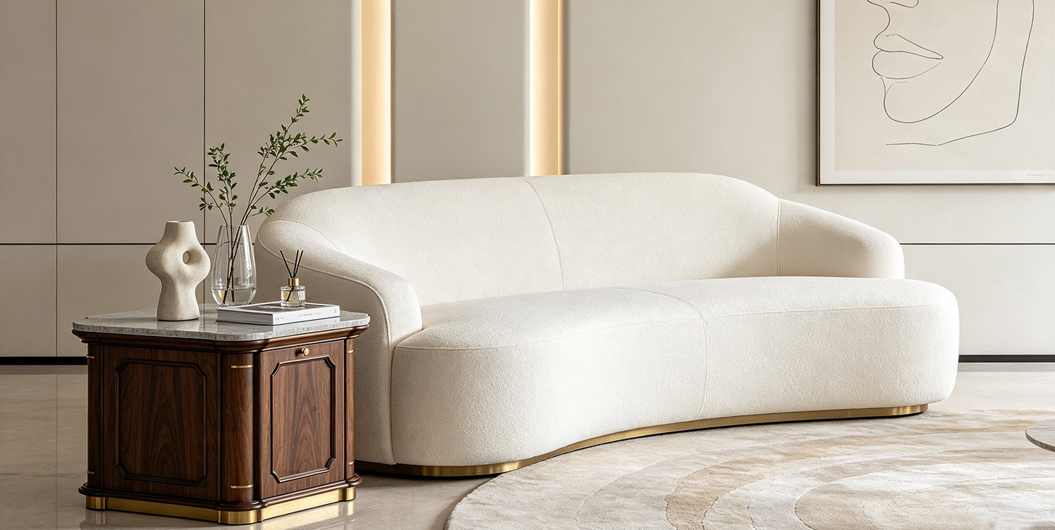 Wood side table decor