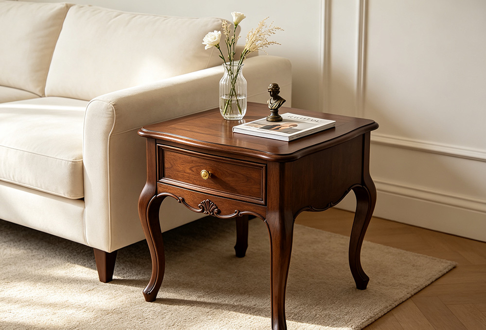 Vintage wooden side table
