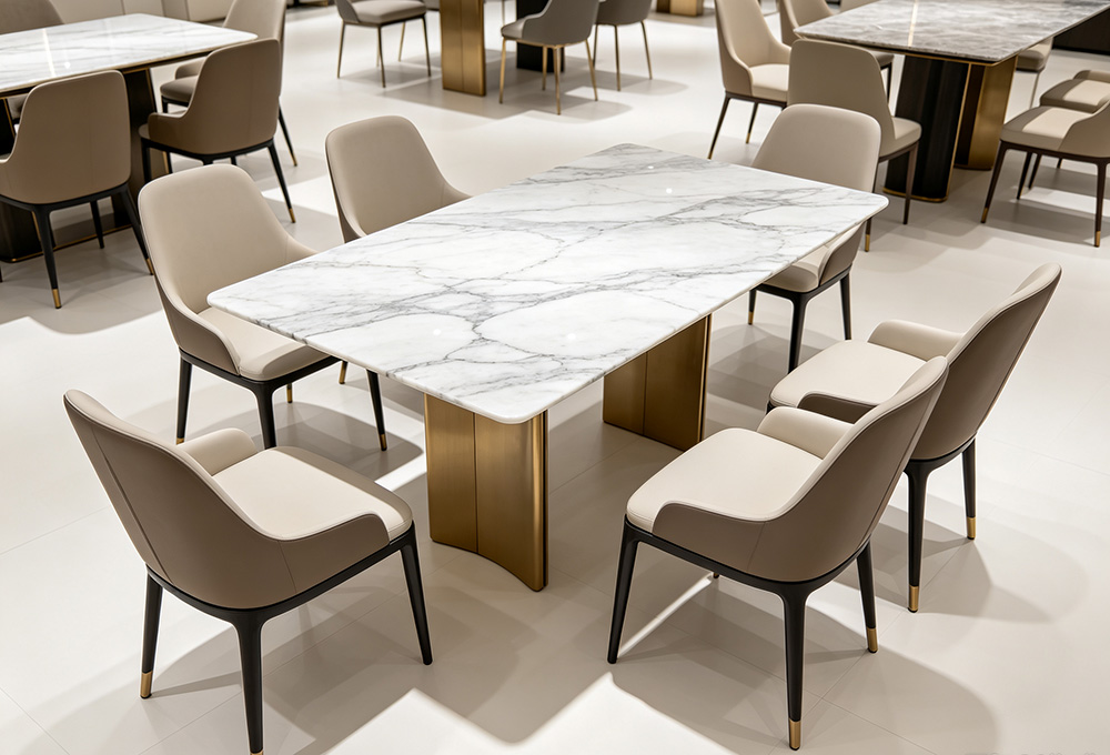Quartz commercial restaurant table