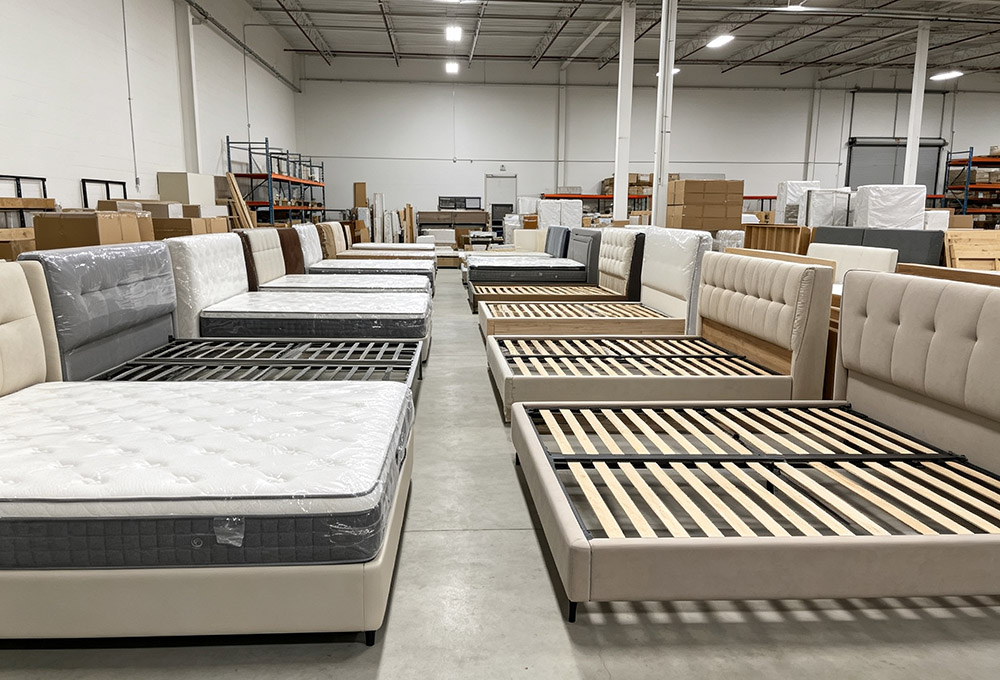 Bed warehouse inventory