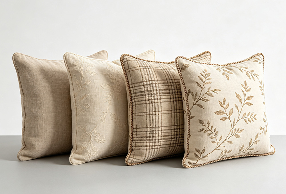 Assorted wholesale cushion samples