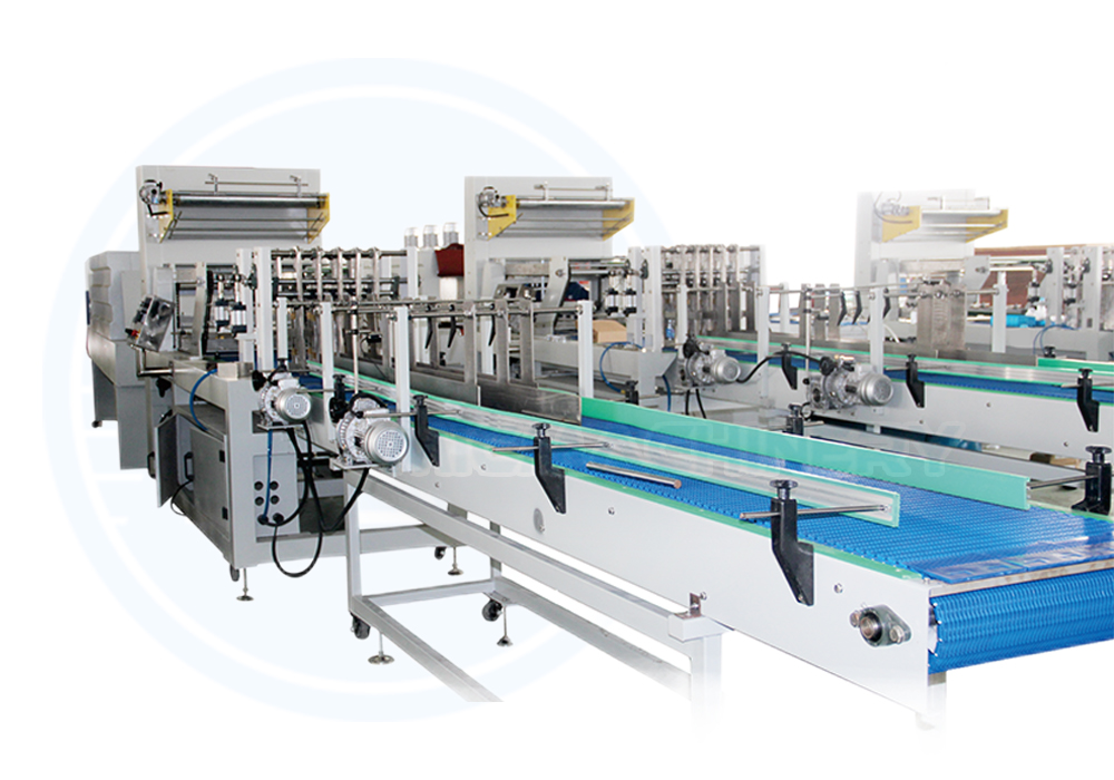 shrink wrapping machine for bottles