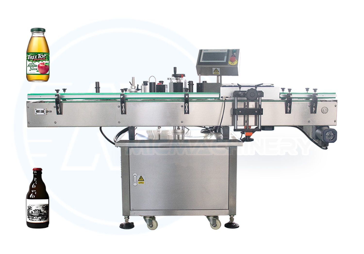 automatic bottle labeling machine
