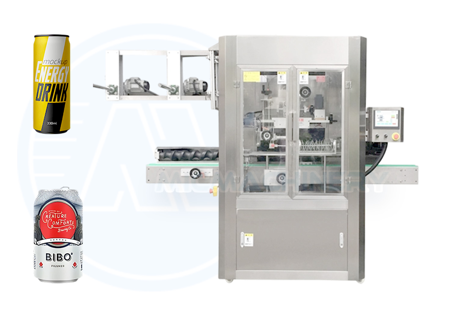 tin labeling machine
