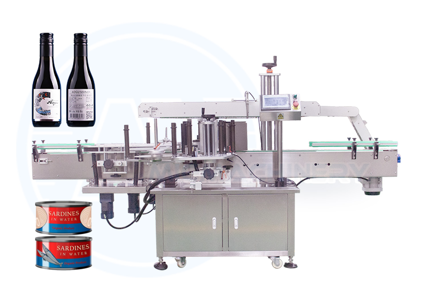 tin labeling machine