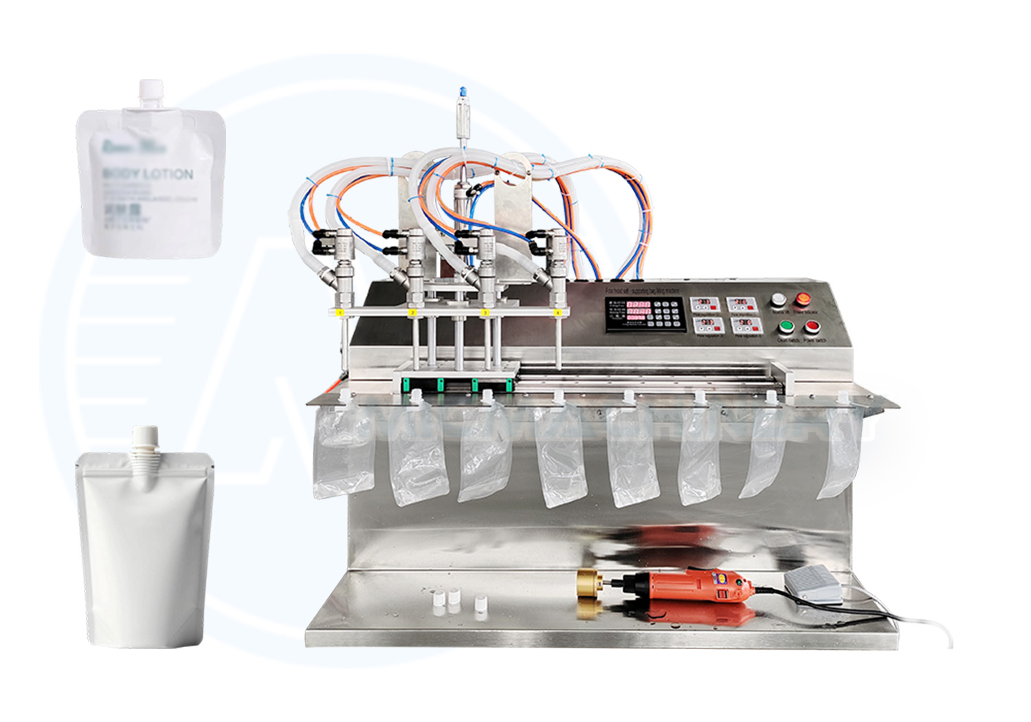 semi automatic paste filling machine