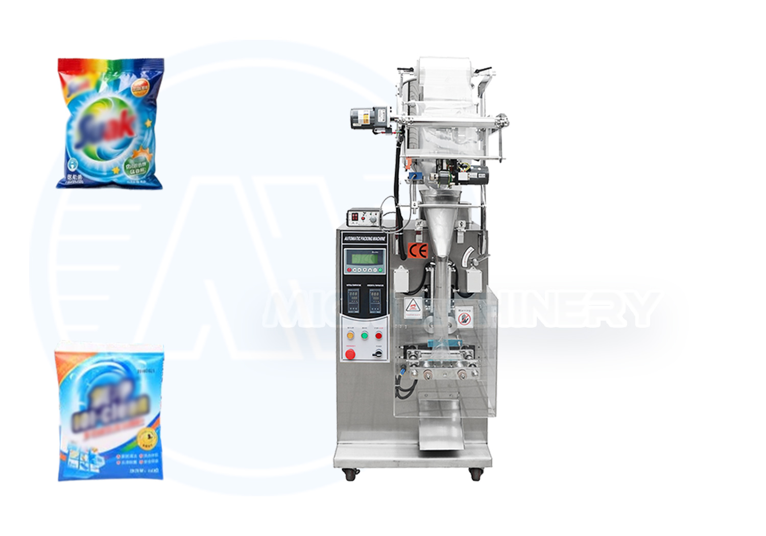 detergent powder pouch packing machine