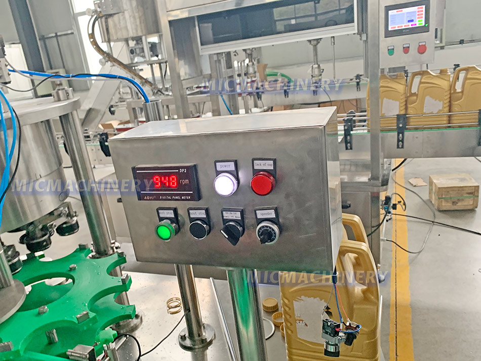 Capping Machine Control Panel