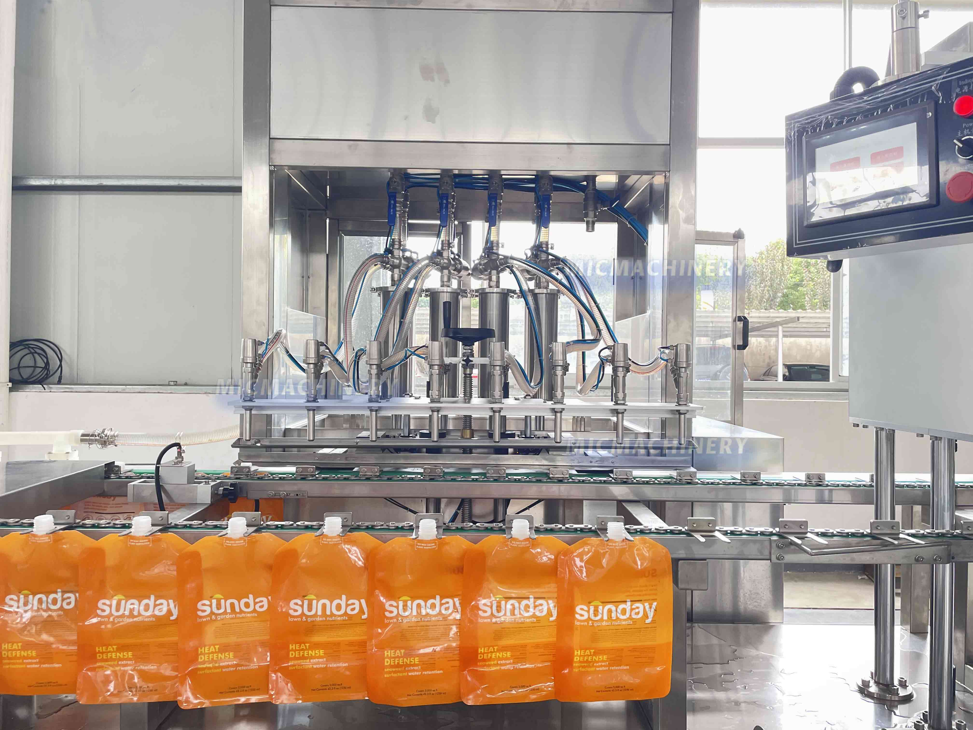 Pouch Filling Machine Filling head