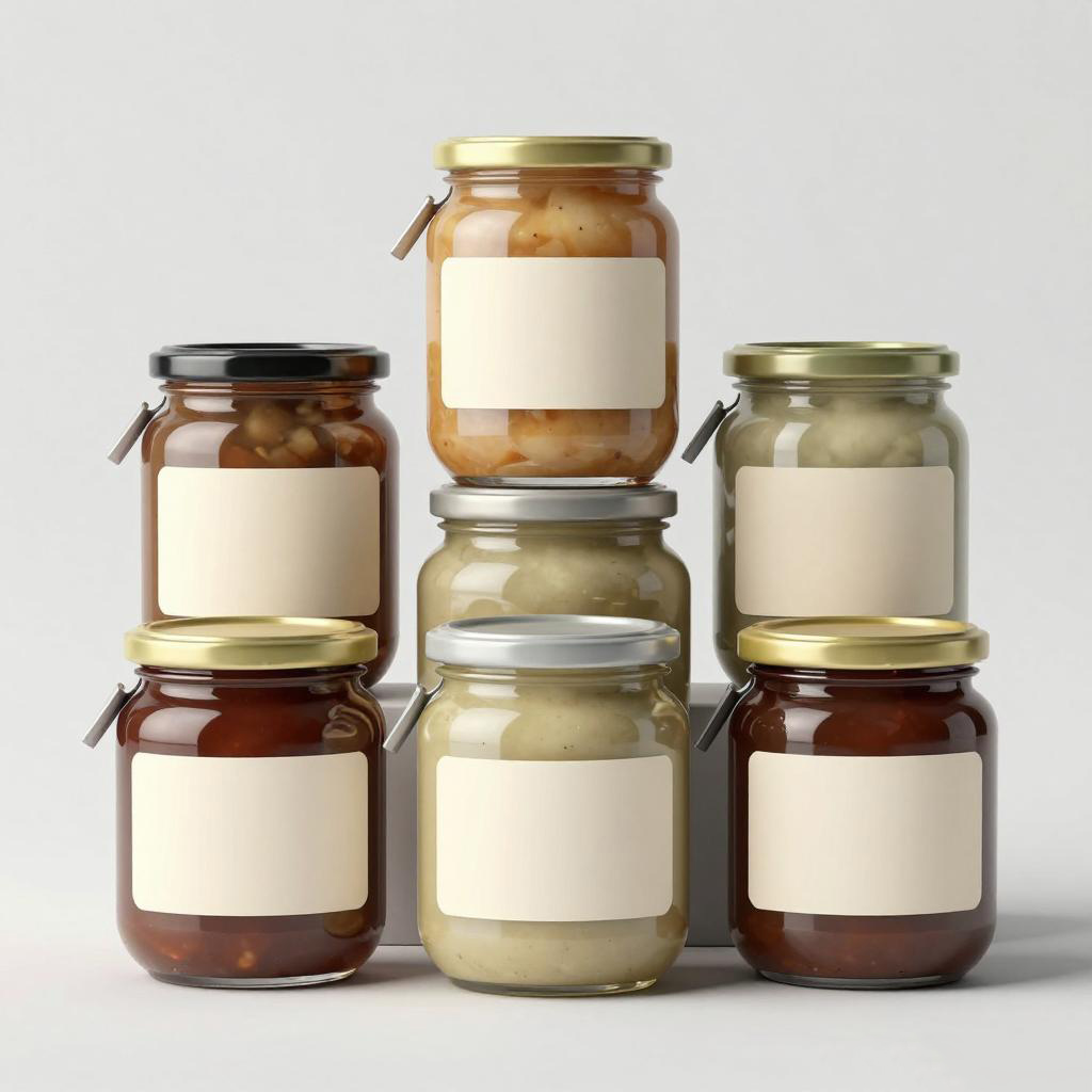 sauce glass bottle