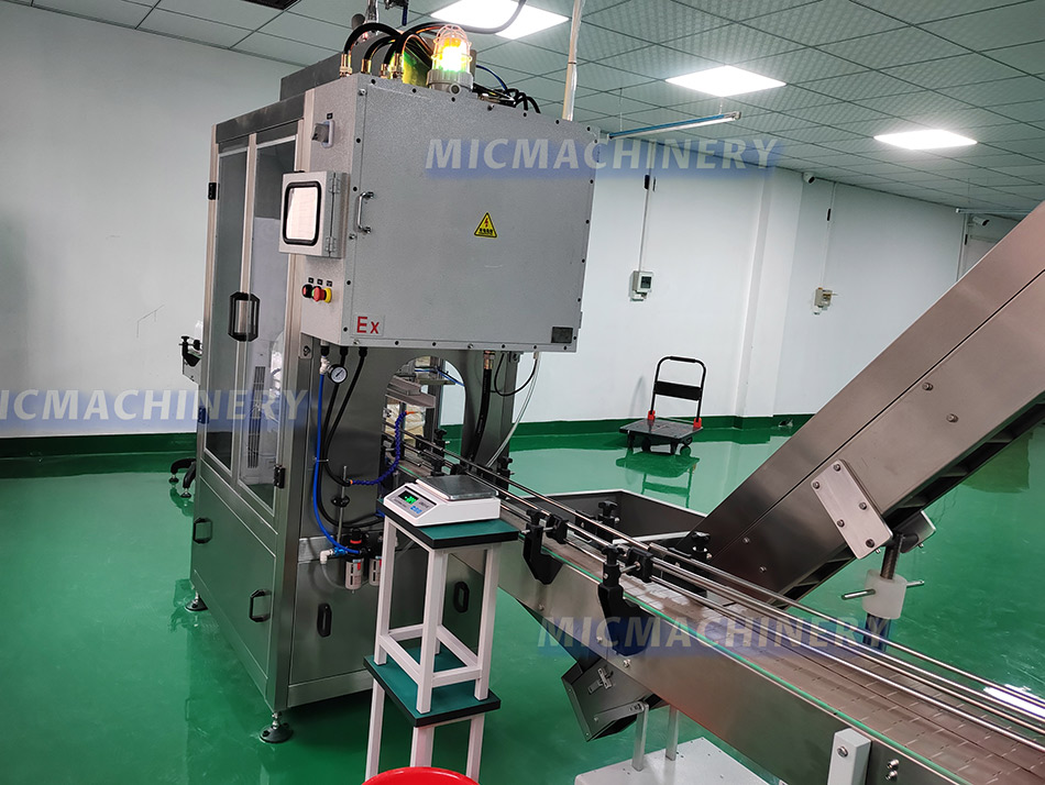 Complete display of the machine