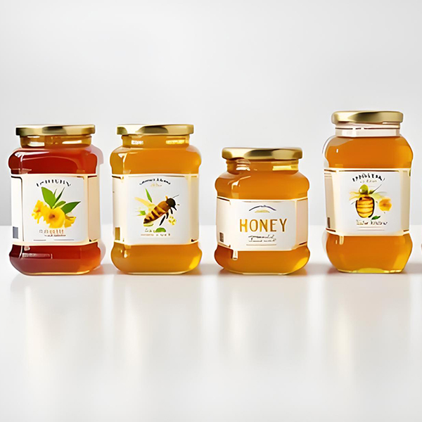 honey glass bottles