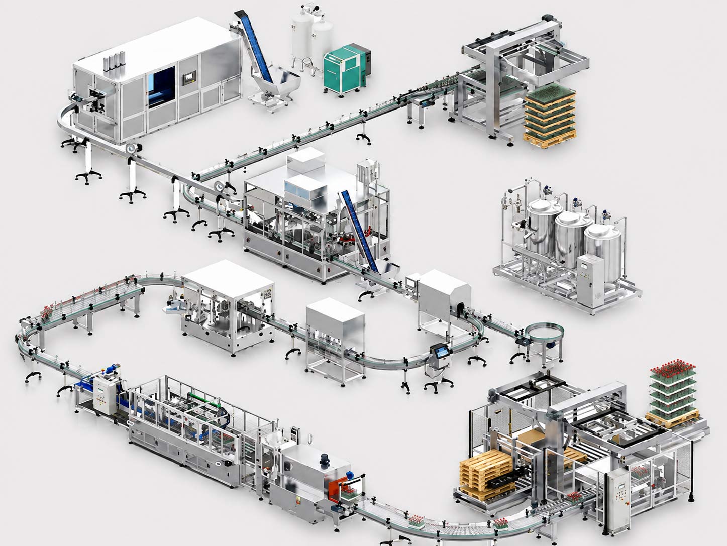 Edible oil production line