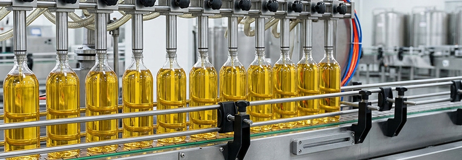 Edible oil filling line