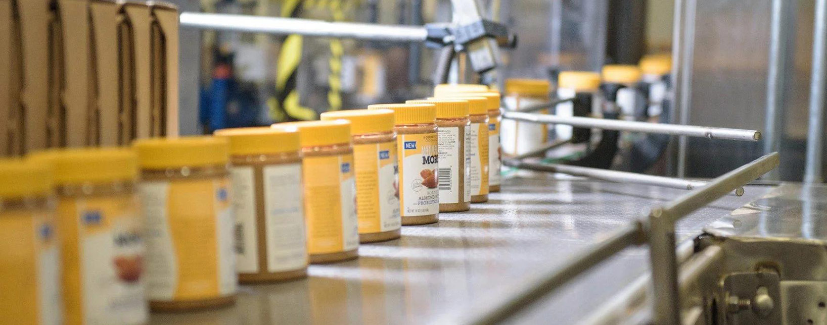 Peanut butter filling line