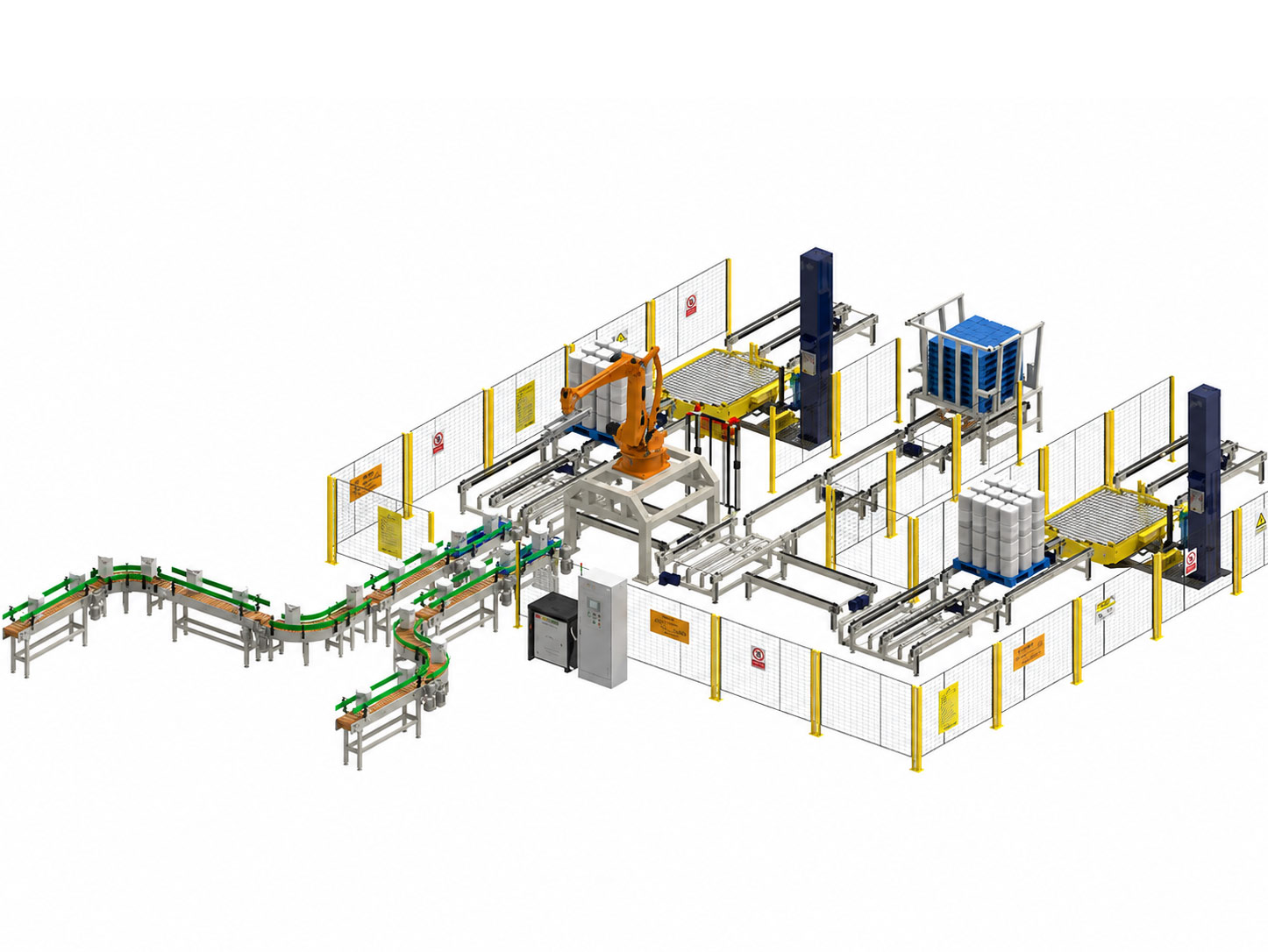 Stacking machine integration