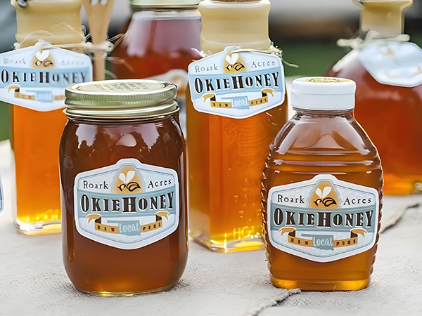 Various types of honey