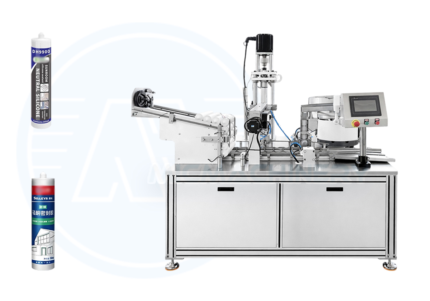 MIC Single Head Adhesive Cartridge Filling Machine