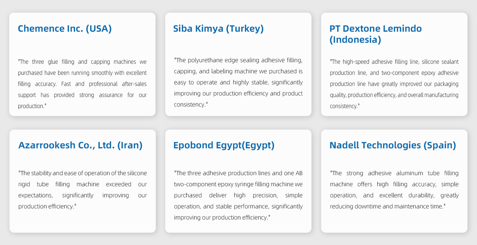Customer Testimonials